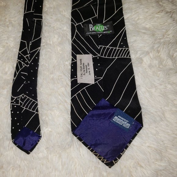 Vintage, The Beatles Silk Tie- "I Call Your Name" - Picture 3 of 7